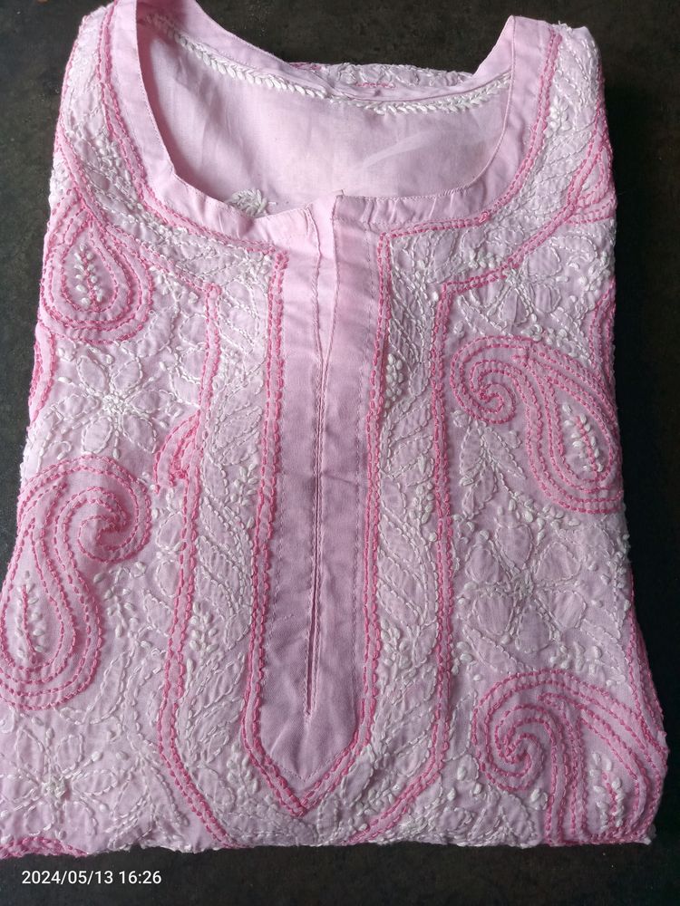Full Chikankari Kurti