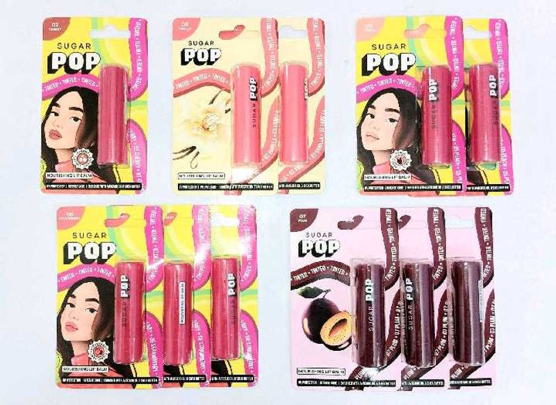 Sugar Pop Lip Balm: Pack Of 5❤️🎀💄