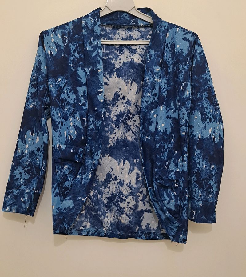 Blazer/overcoat Lenght 67cm From Collar, Free Size- stretchable