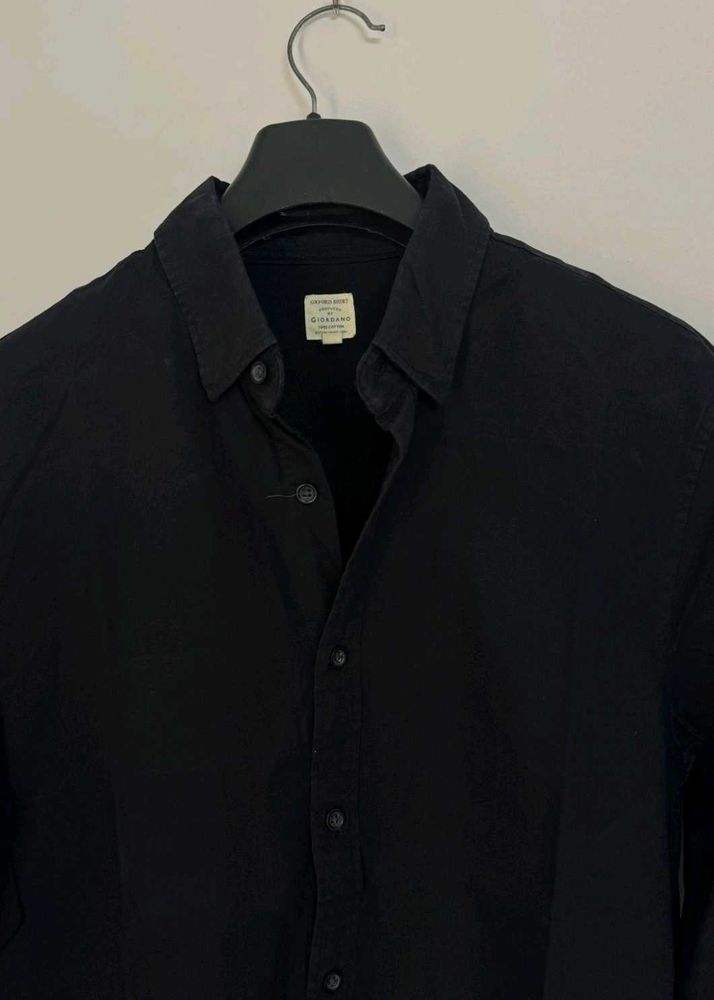 Girodano Black Oxford Shirt