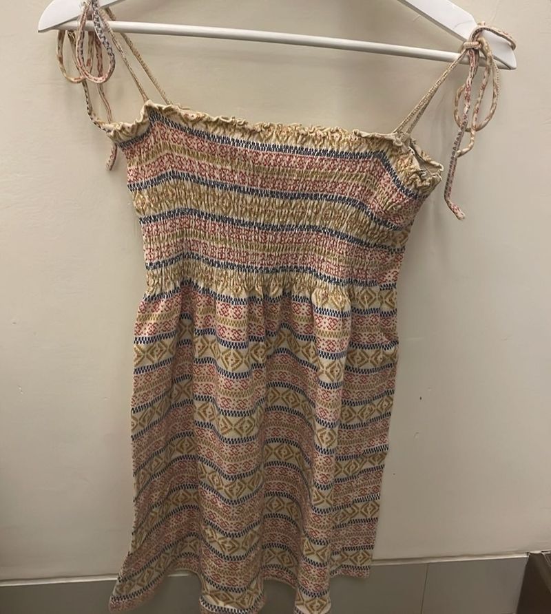 Tie Up Dress