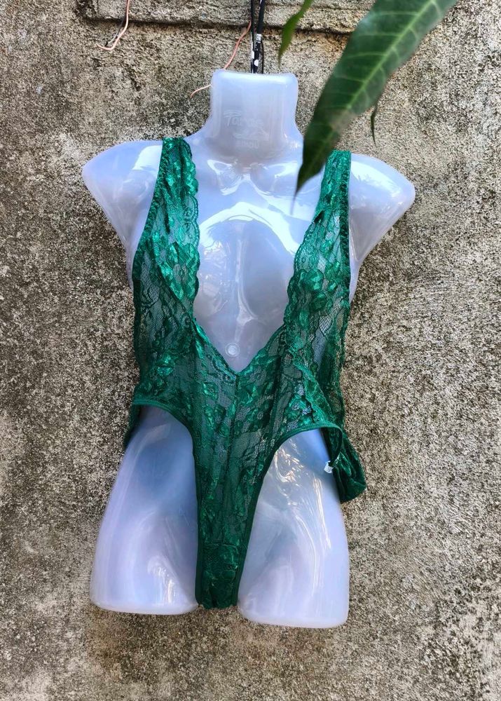 SEXIEST DARK GREEN BODYSUIT