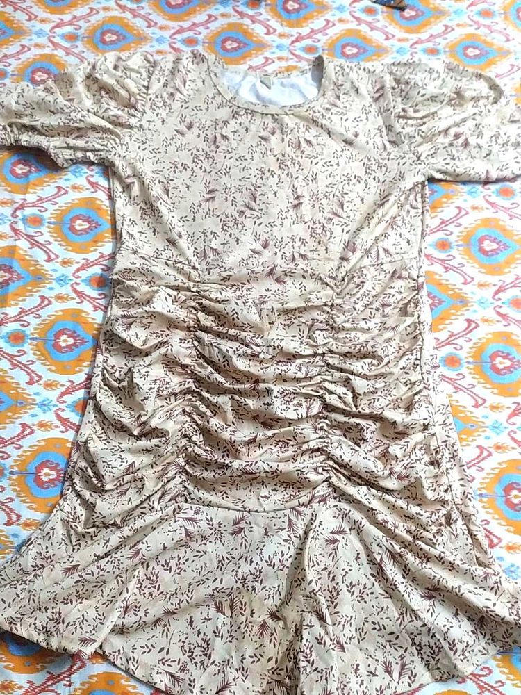 Floral Print Mini Dress