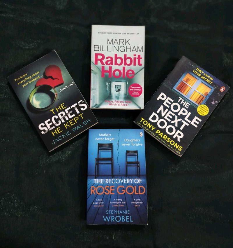 4 BOOK COMBO MYSTERY THRILLER