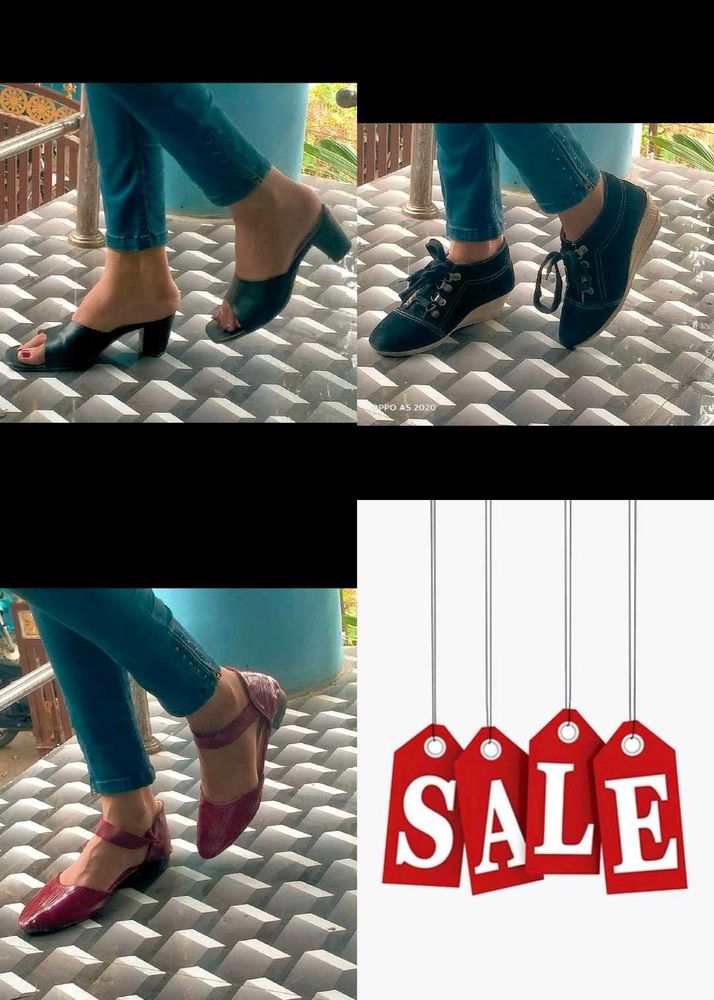 3 Footwear At Rs749 Only