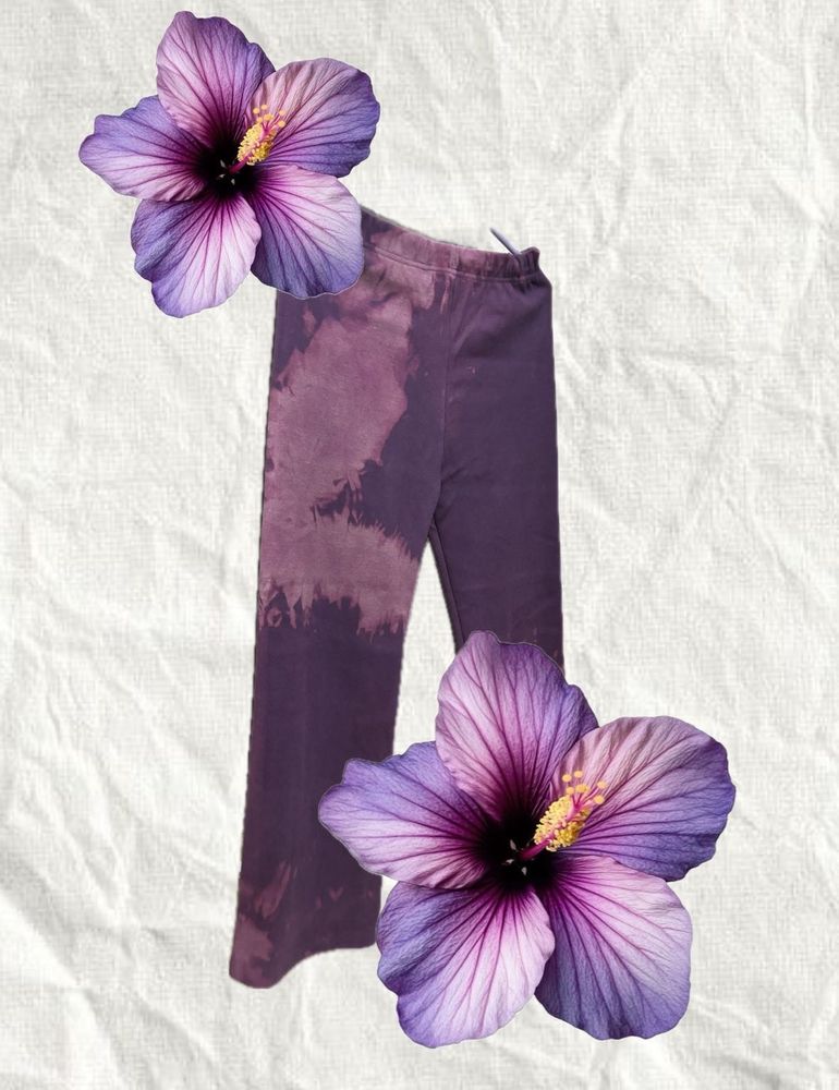 Purple Tie-Dye Pants
