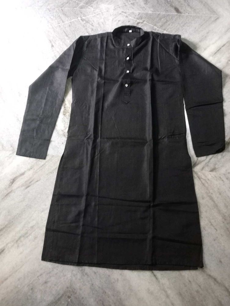 New Men&#39;s Black kurta
