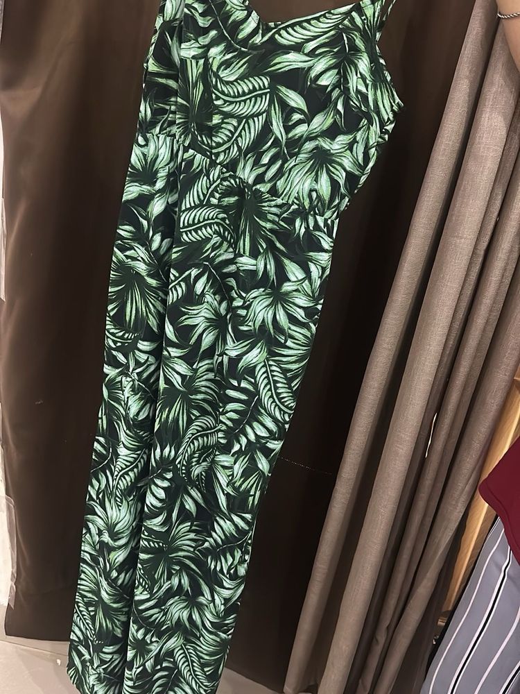 Tropical Print Dress