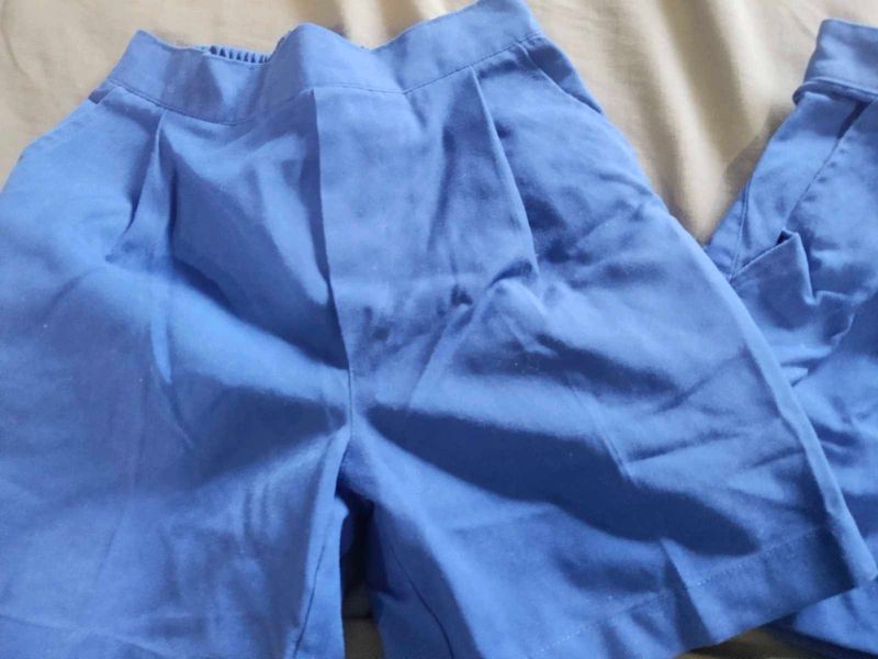 Blue Shorts And 1 Track