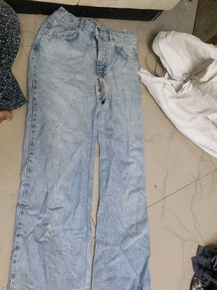 Light Wash Denim Jeans