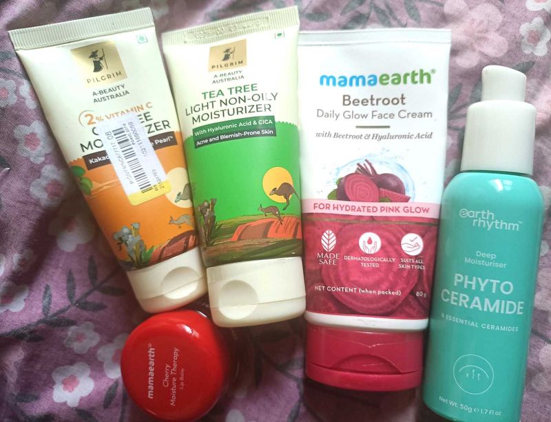 Pilgrim, MamaearthAndEarth RhythmFace Moisturizer