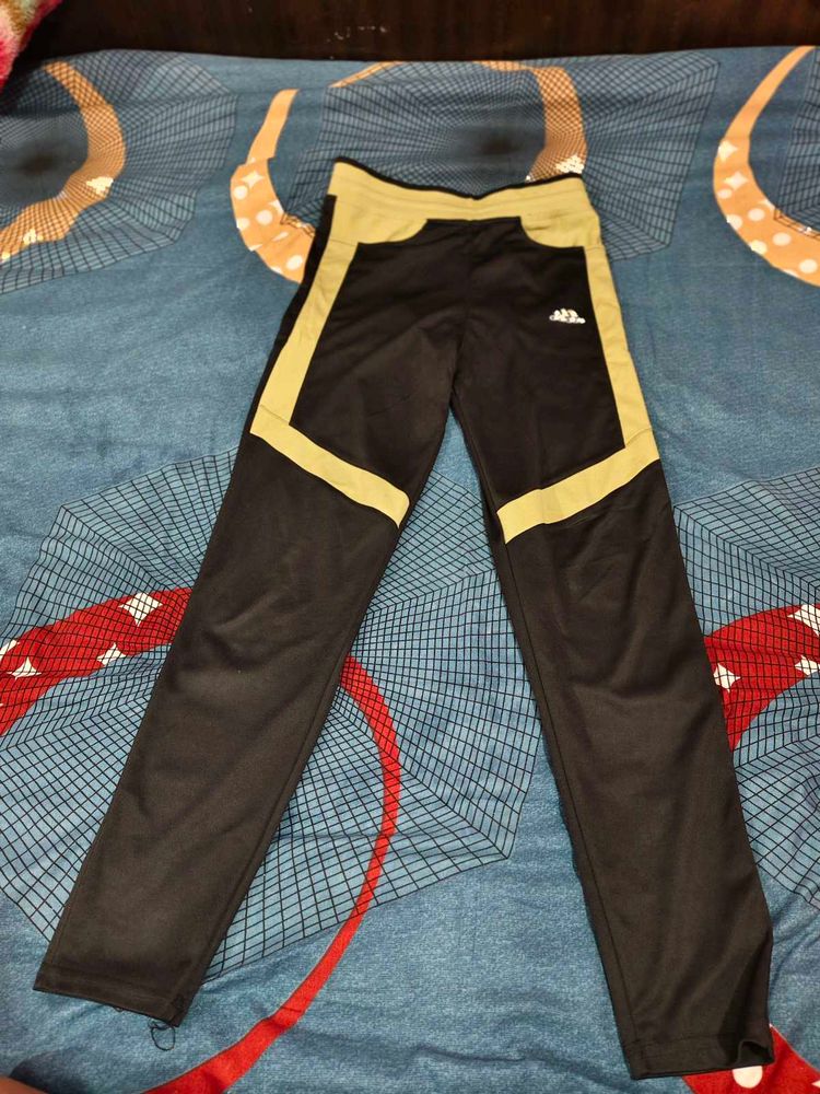Black &amp; Gold Track Pants