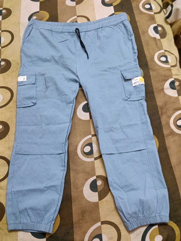 Light Blue Cargo Pants