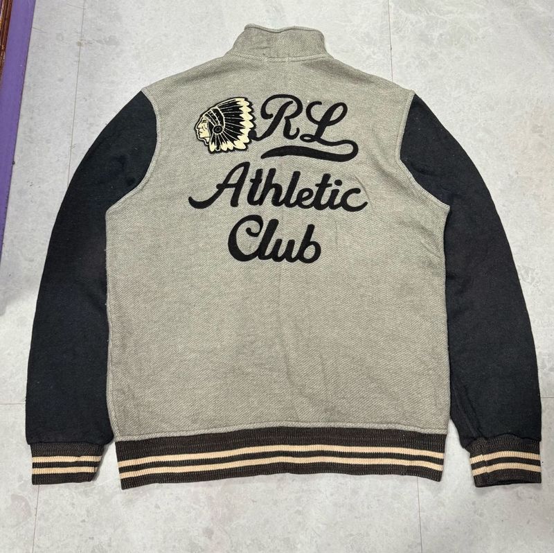 Ralph Lauren Rare Varsity Jacket Sweater