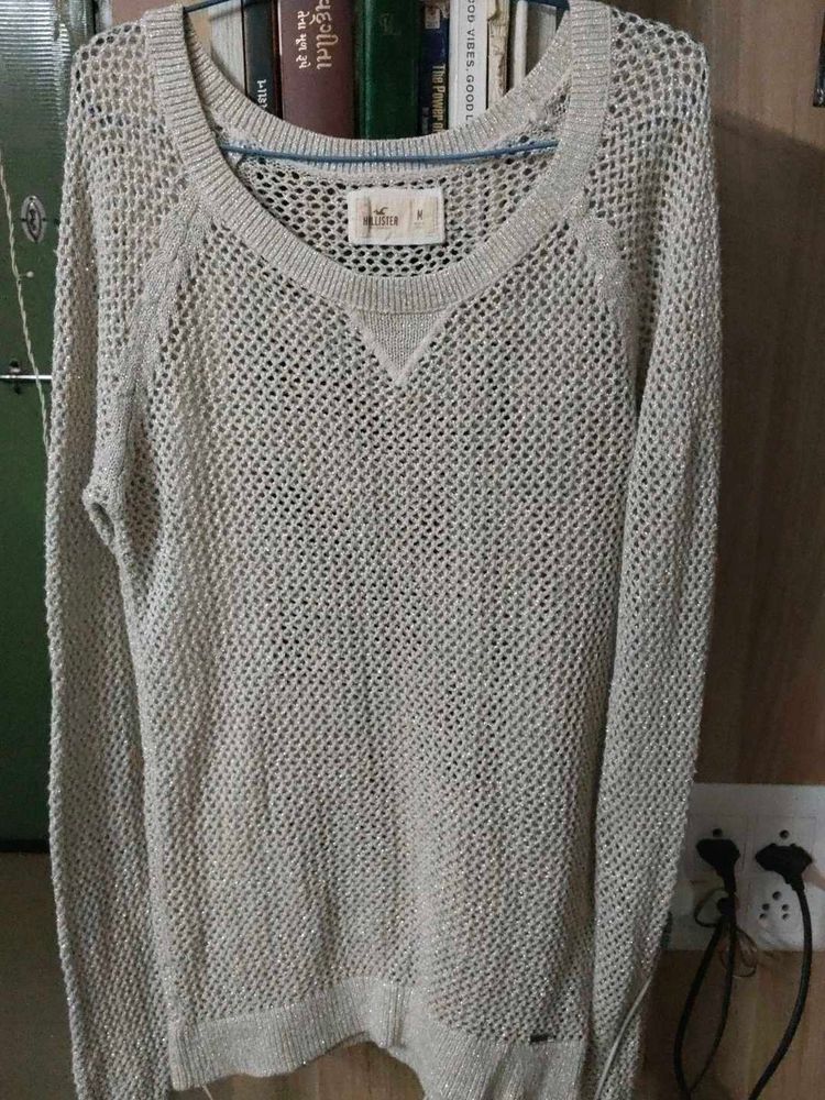 Glittery Crochet Top