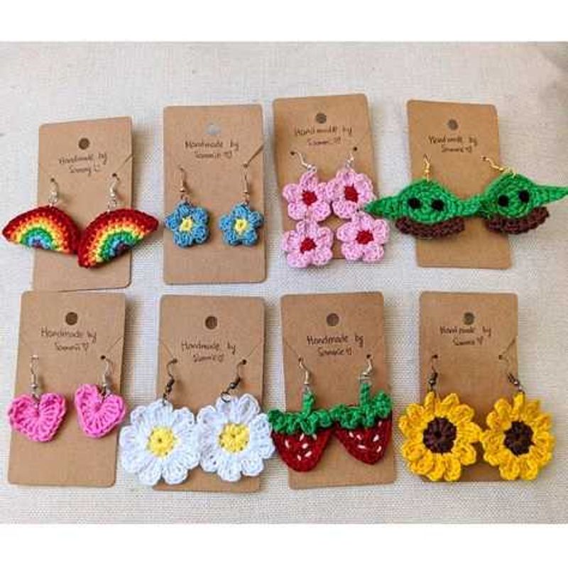 Handmade Crochet Earrings
