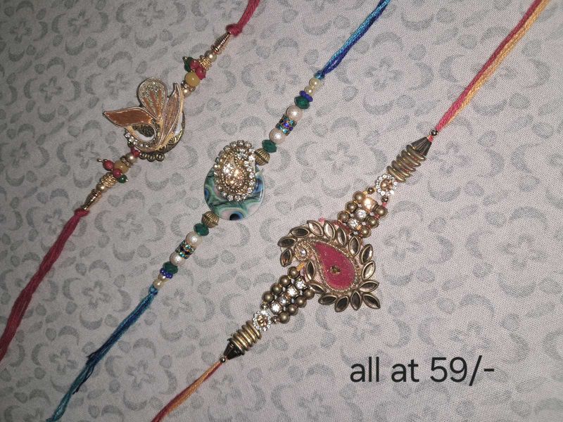Set Of Handmade Rakhis