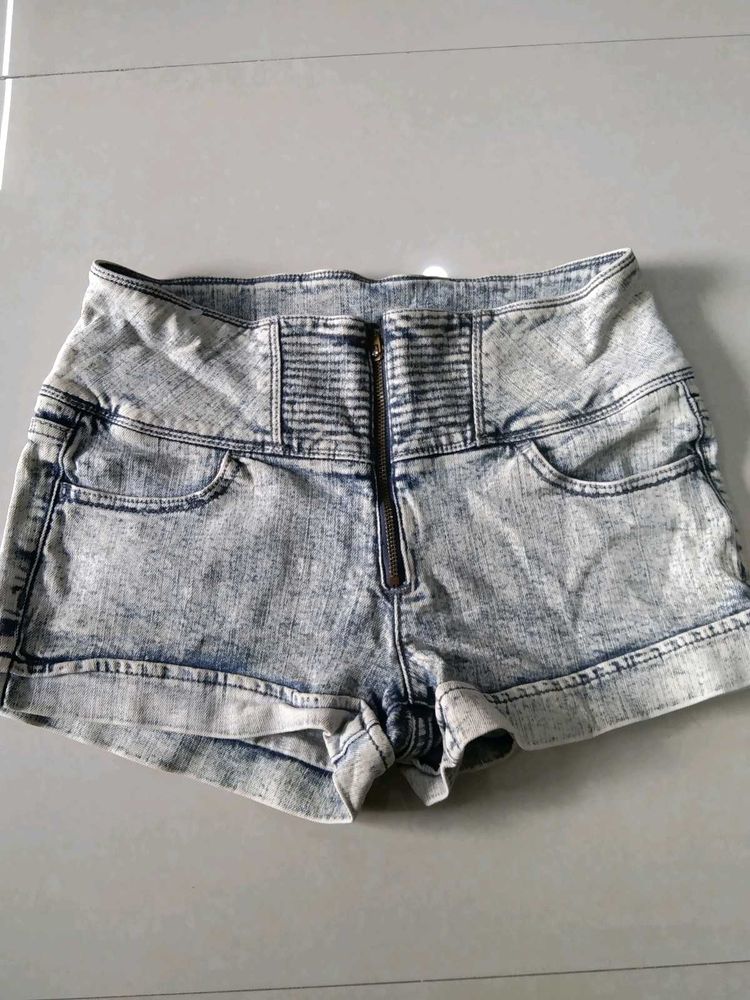 Y2k Zip Shorts