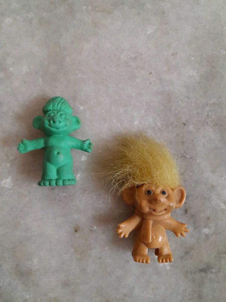 Vintage Troll Dolls (x2)