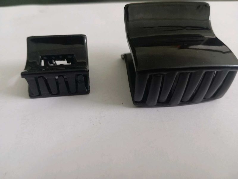 Black Hair Claw Clips combo