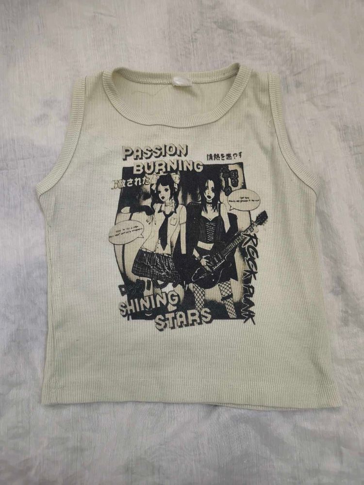 Pinterest Y2k Graphic Print Tank Top