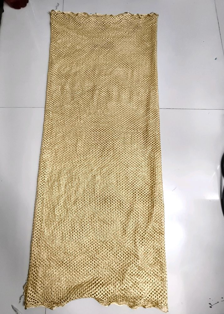 Golden Net Dupatta Full Size 03