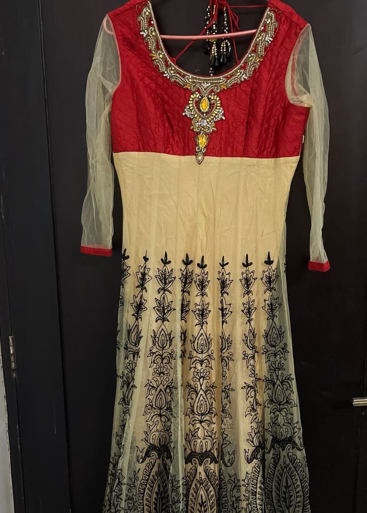 Aug Sale Anarkali Style Ethnic Lehnga Dress