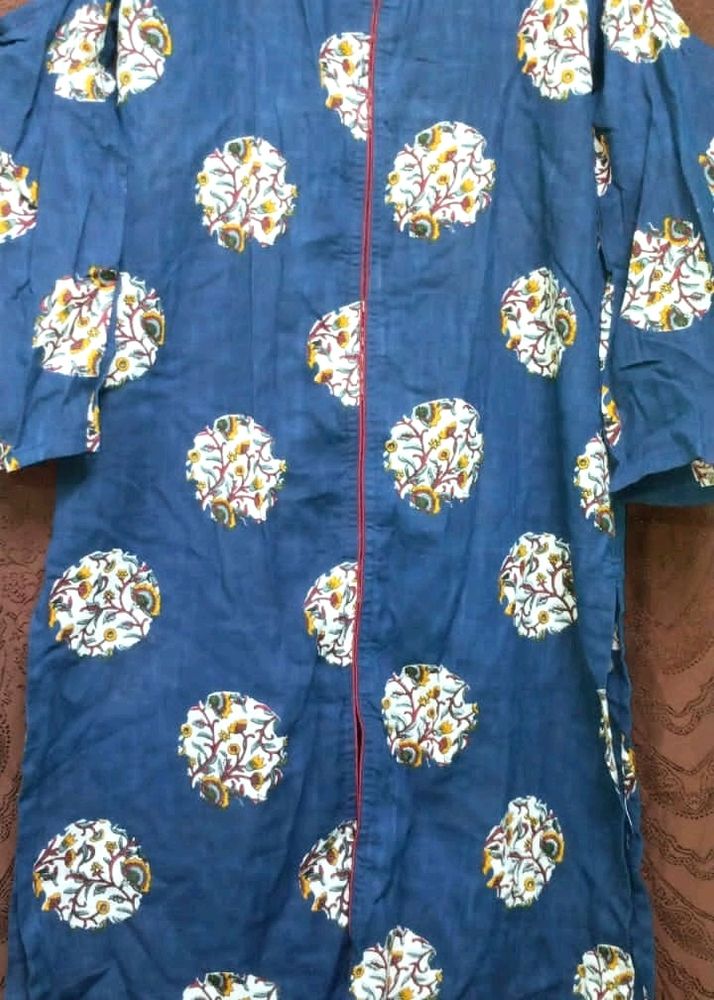 Kurti sleves designer shape fancy blue