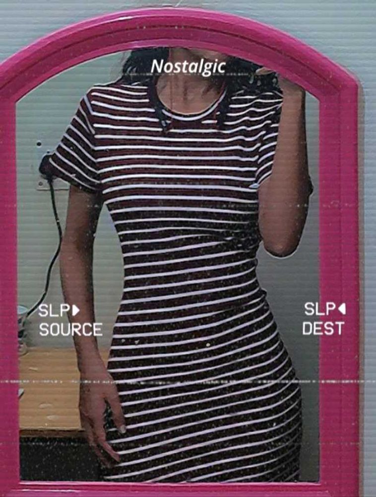 Striped T-Shirt Dress