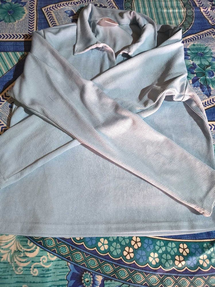 Cute Light Blue Top