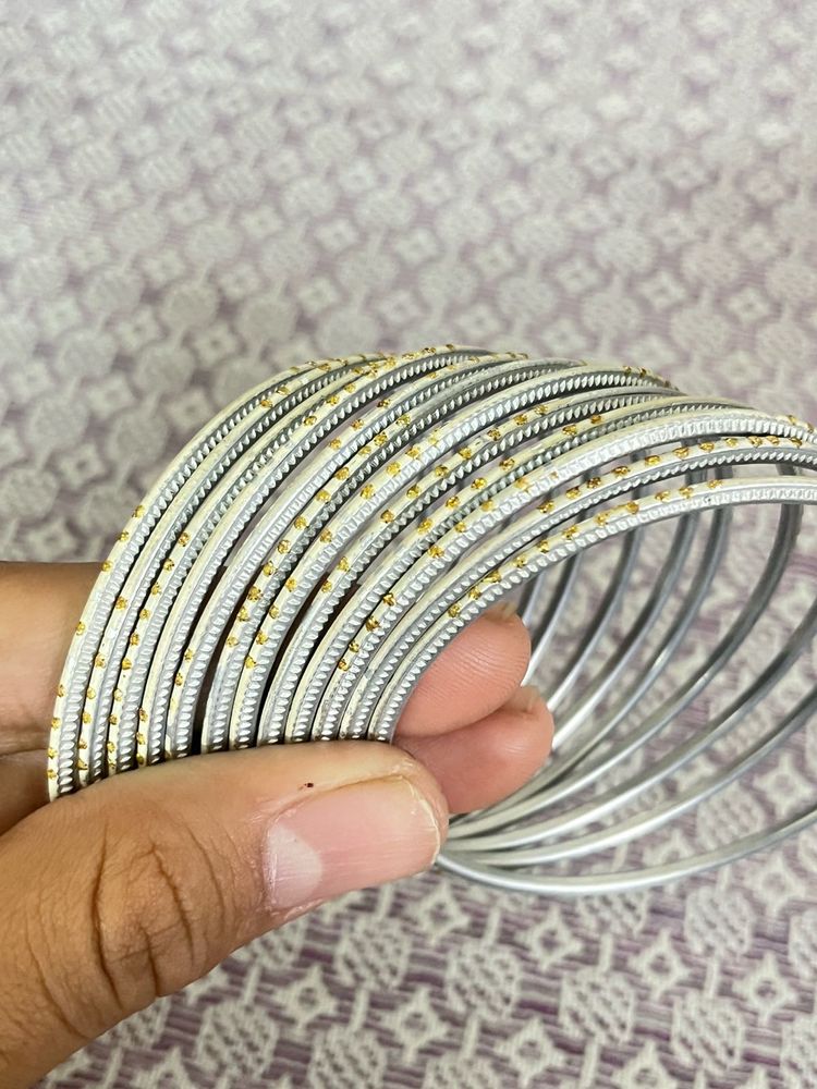 Silver Bangle Set