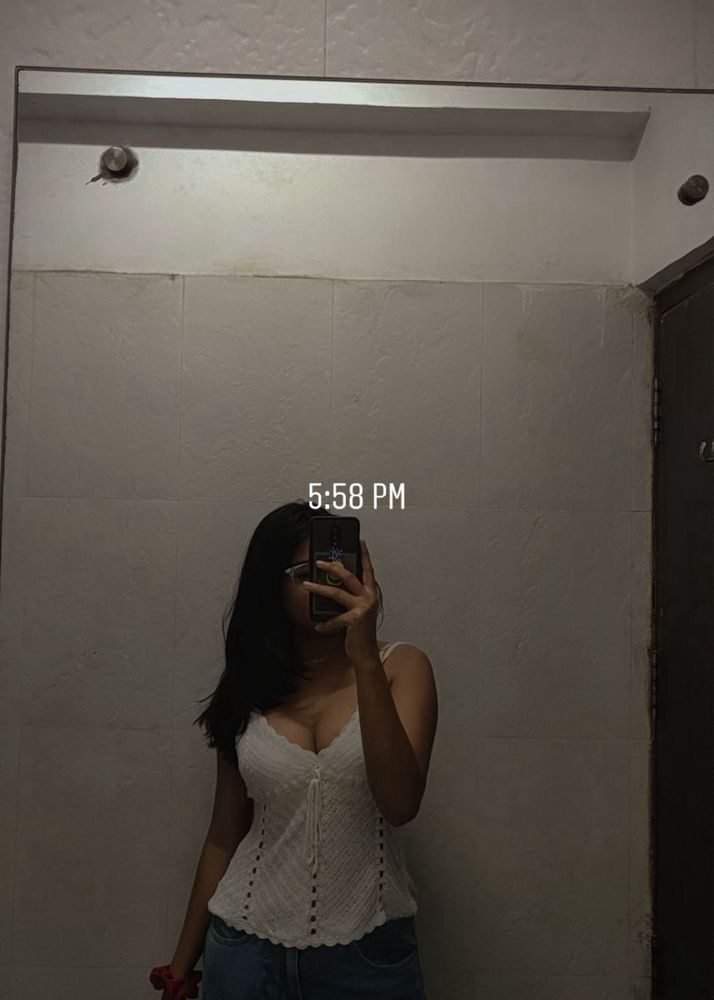 Hand Knitted Crocheted Top