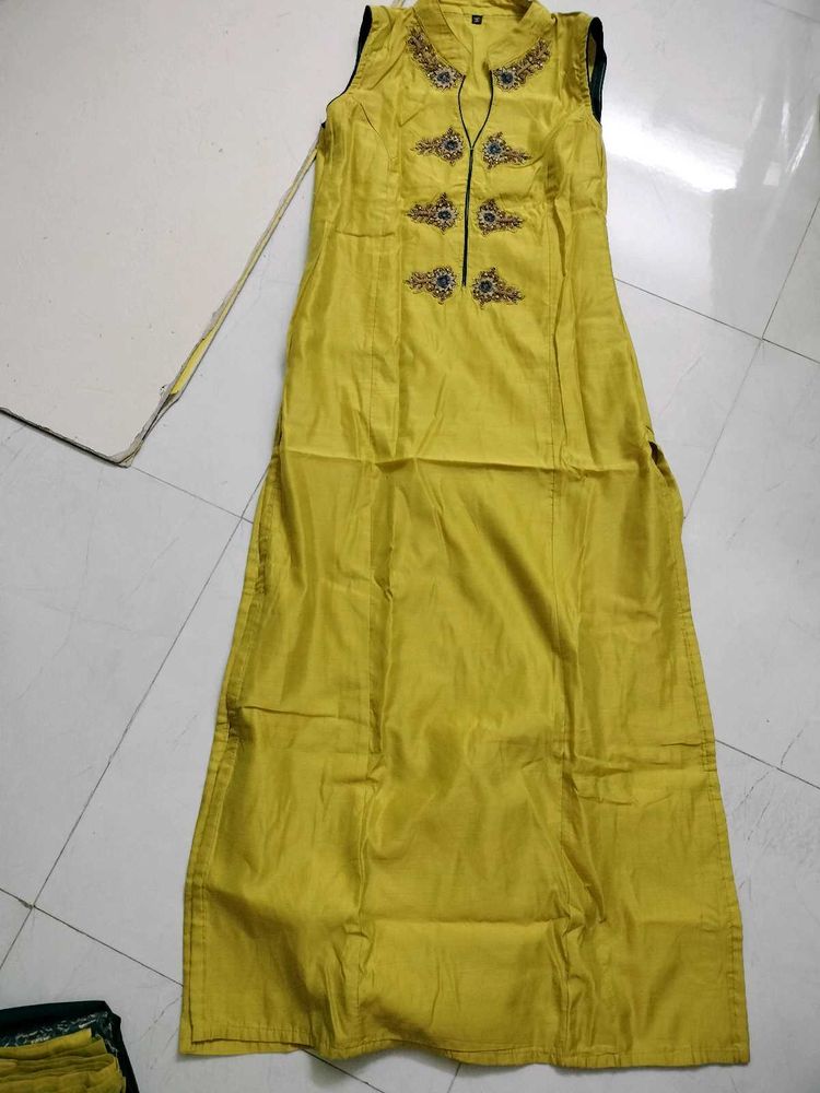It Is Mustard Kurta Set
