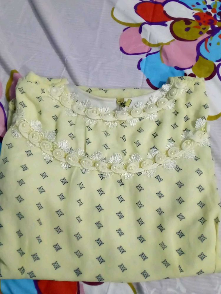 Elegant Yellow Kurta
