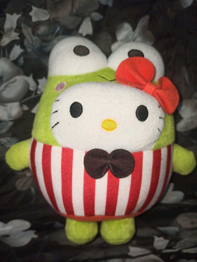 Keroppi X Hello Kitty Sanrio Plush