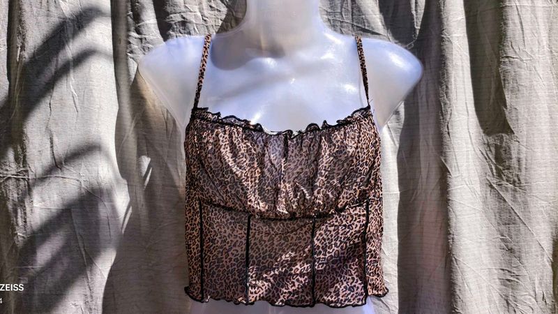 13J. SEXY MESH SHEIN CORSET TYPE TOP