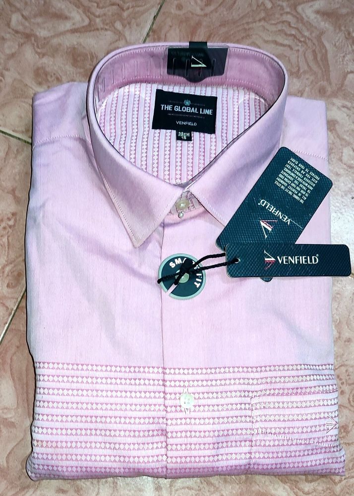 New 😍 Men Branded Shirt Pink Cloth Formal