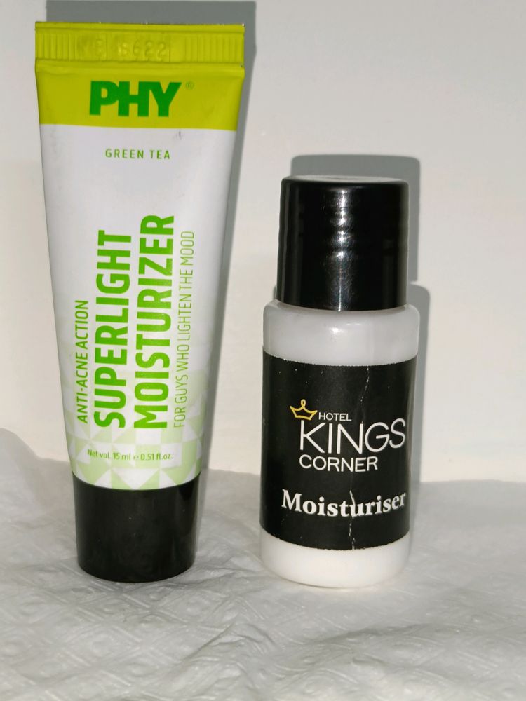 Men Combo Of 2  Branded Moisturizers.