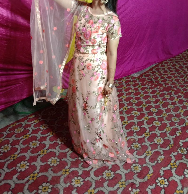 Floral Embroidered Lehenga Choli