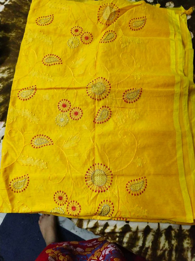Yellow Saree