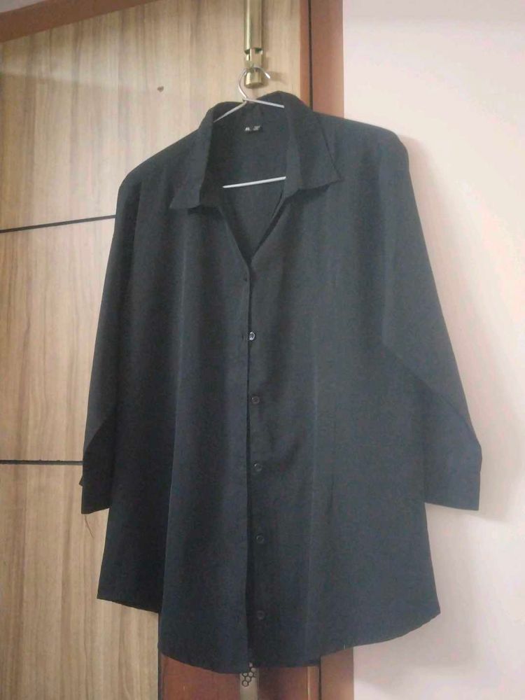 Elegant Black Tunic Top