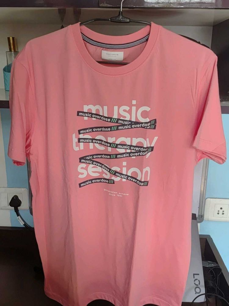 Pink Graphic Print T-Shirt