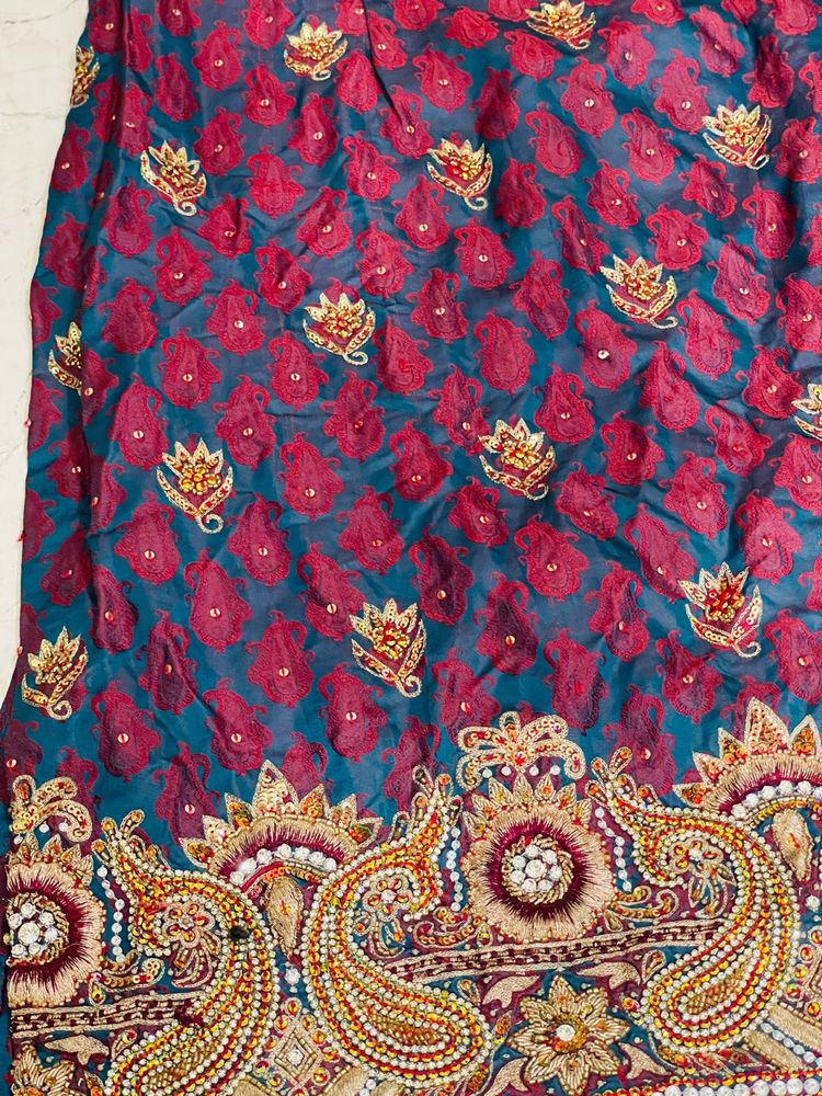 Embroidered Fabric Piece