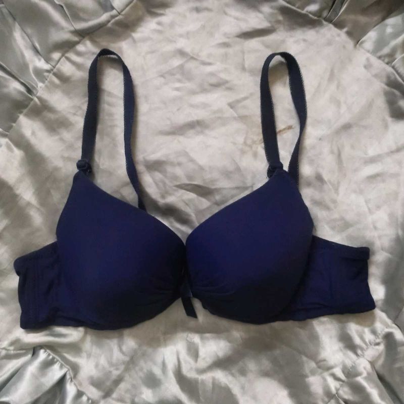 Navy Blue Heavily Padded Bra