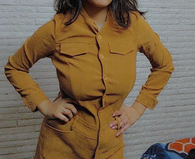 Buttoned Dress