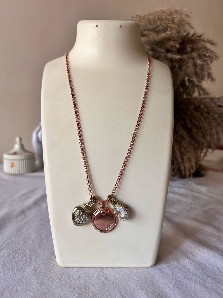 Rose Gold Charm Necklace
