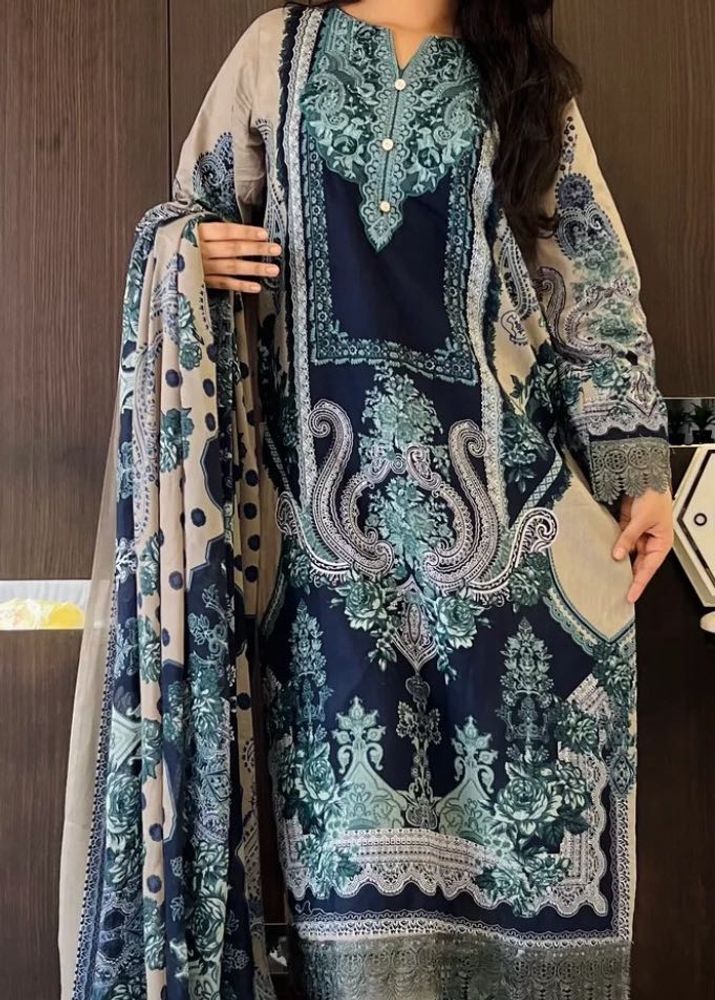 Pure Cotton Kurta Set With Dupatta  S