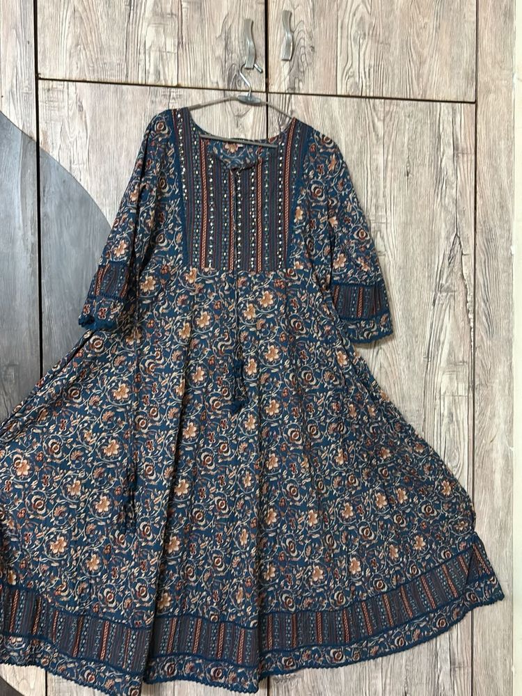 Boho Floral Print Dress set