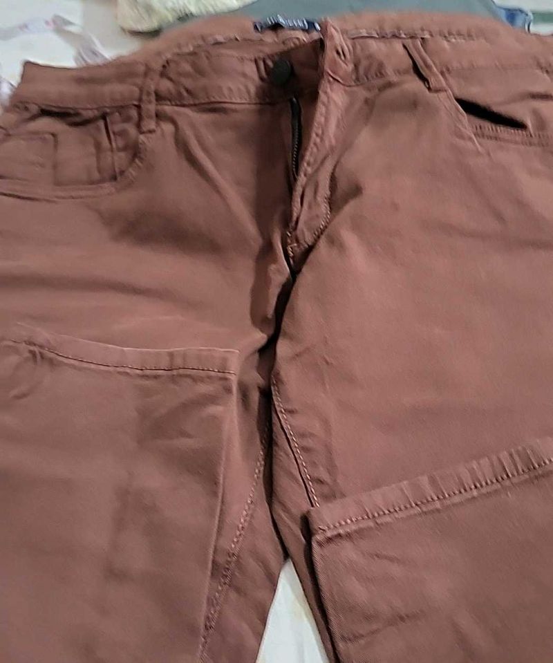 Brown Jeans Pants