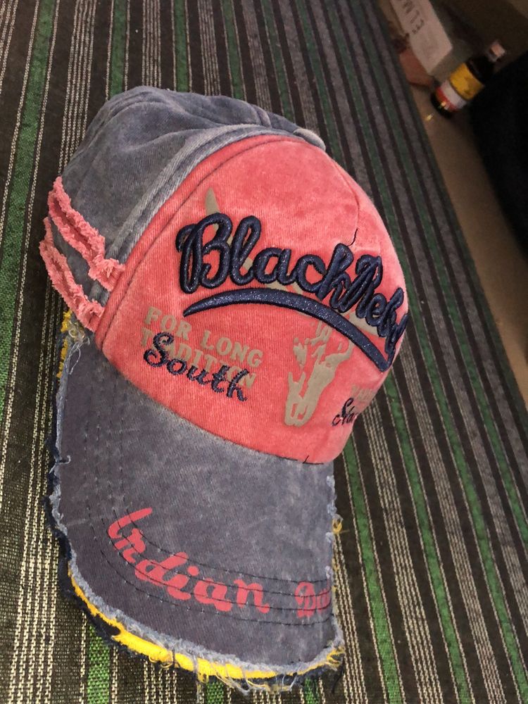 Black Rebel Denim Cotton Stylish Cap